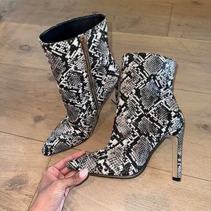 Mistress Rocks Snake Skin Boots from House of CB